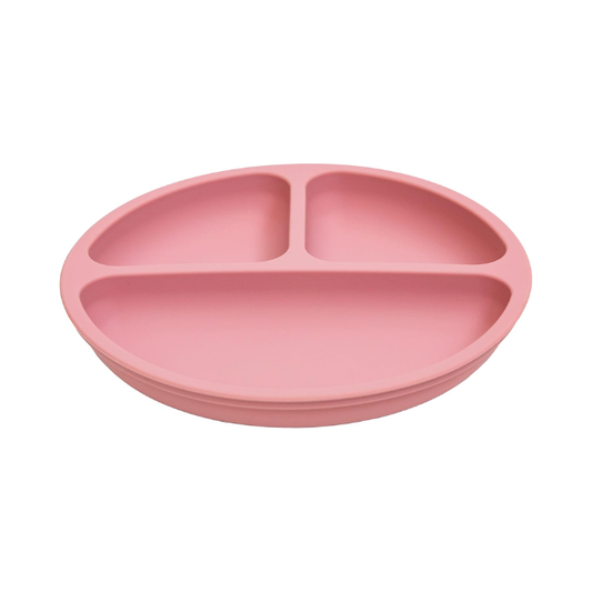 Plato de Silicona con Ventosa | Rosado - Buba
