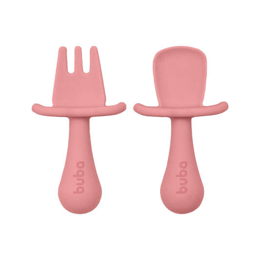 Set de Cubiertos de Iniciación | Rosado - Buba