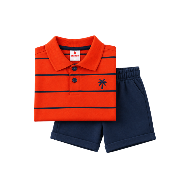Conjunto Camisa Polo y Bermuda - Brandili