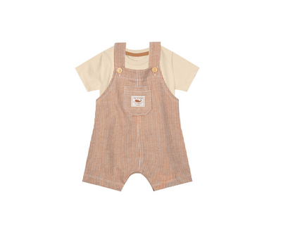 Conjunto Camiseta Y Jardinera Beba Brandii