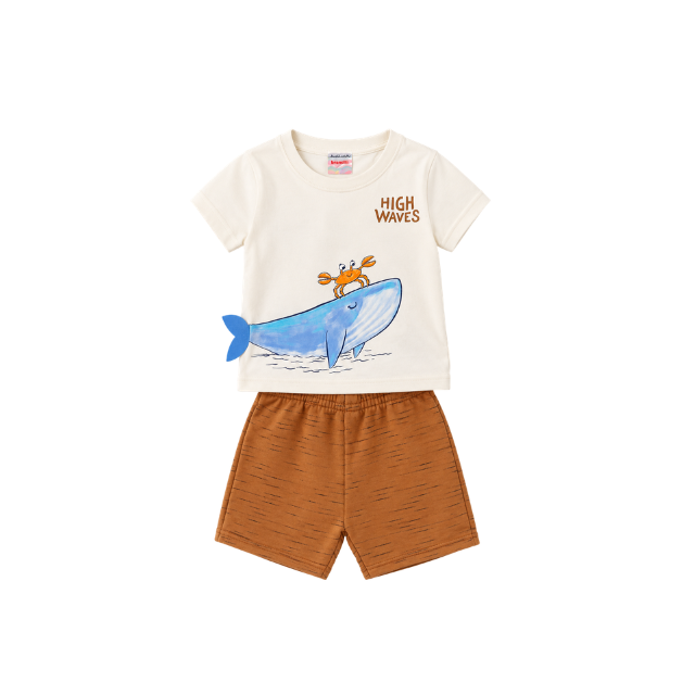 Conjunto Para Niño (Camiseta y Bermuda) - Brandili
