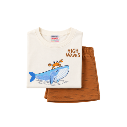 Conjunto Para Niño (Camiseta y Bermuda) - Brandili