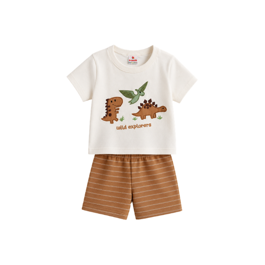 Conjunto Para Bebe (Camiseta y Bermuda) - Brandili