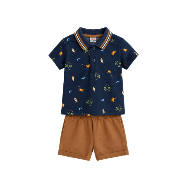 Conjunto Para Niño (Camisa Polo y Bermuda) - Brandili