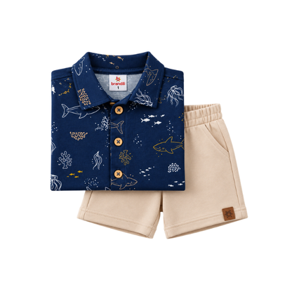 Conjunto Para Niño (Camisa y Bermuda) - Brandili