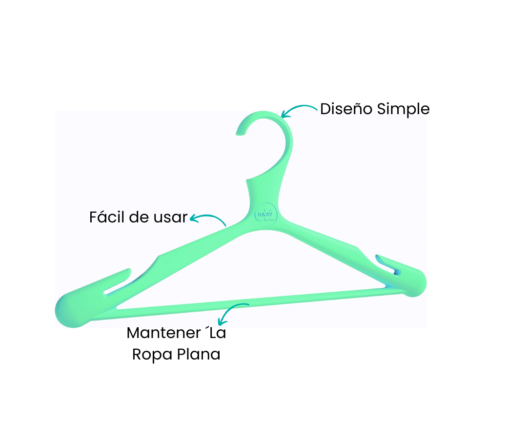 Enganche De Ropa Ganchos para Colgar Ropa X4 Okbaby