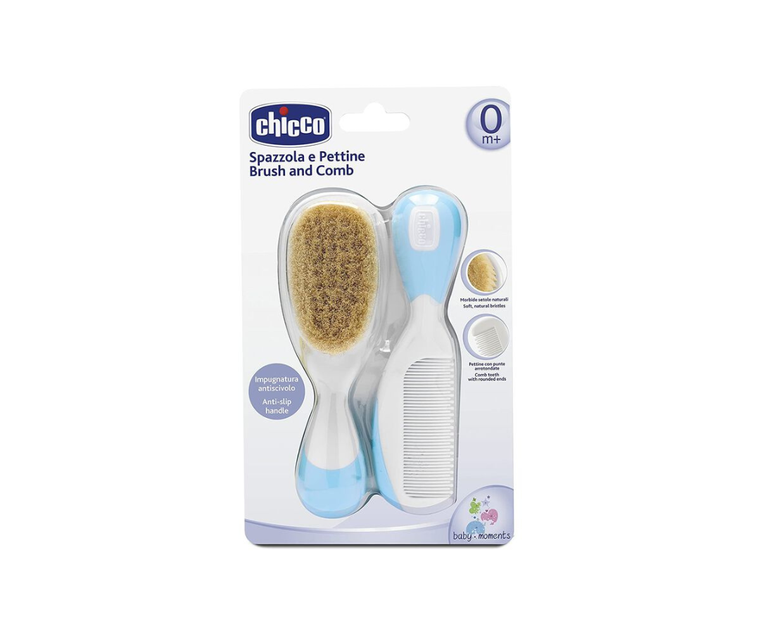 Peine Y Cepillo | Azul Chicco