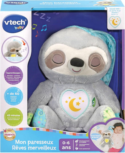 Peluche Bebé Perezoso Nanas Para Dormir Vtech