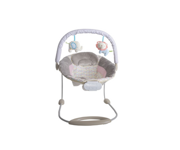 Bouncer Gris Flores Niña Fitchbaby