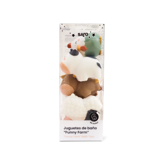 Set Juguetes Para Baño 5 Piezas | Granja - Saro