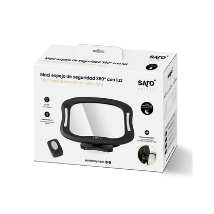 Espejo Retrovisor C/Luz Y Control Remoto - Saro
