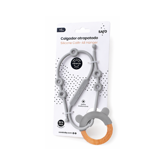 Colgador Atrapatodo Silicona | Grey - Saro