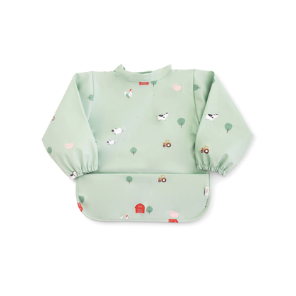 Babero Impermeable C/Mangas Larga | Funny Farm - Saro