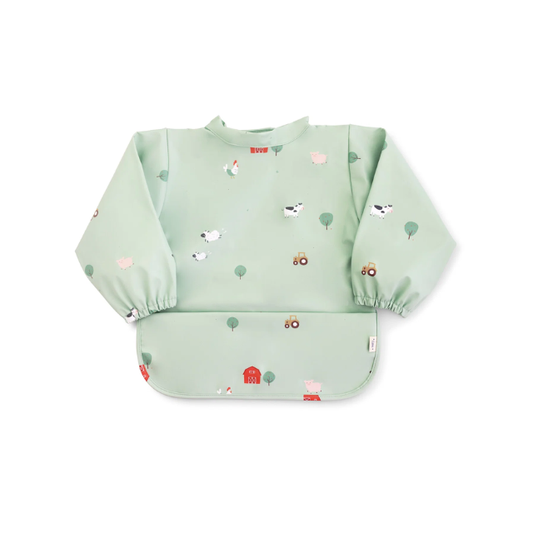 Babero Impermeable C/Mangas Larga | Funny Farm - Saro