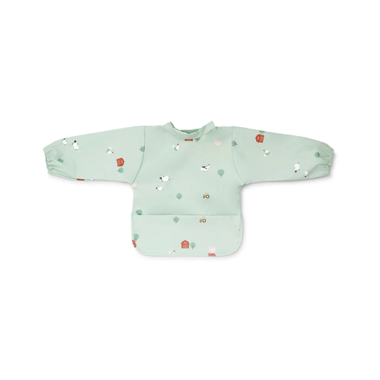 Babero Impermeable C/Mangas Larga | Funny Farm - Saro