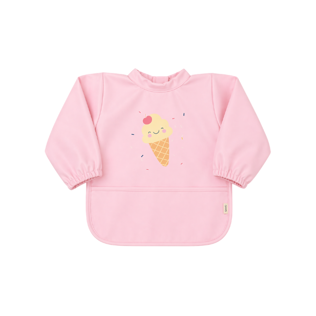 Babero Impermeable C/Mangas Larga | Ice Cream - Saro