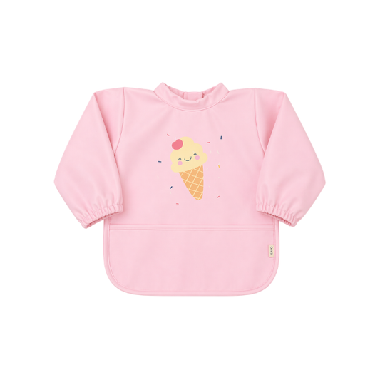 Babero Impermeable C/Mangas Larga | Ice Cream - Saro