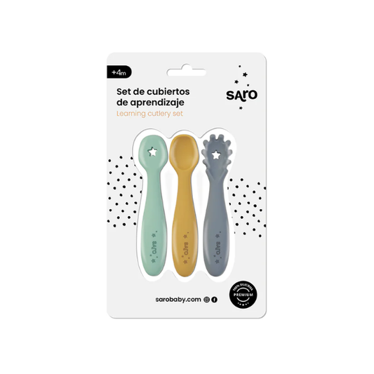 Set 3 Pre-Cucharas | Azul - Saro