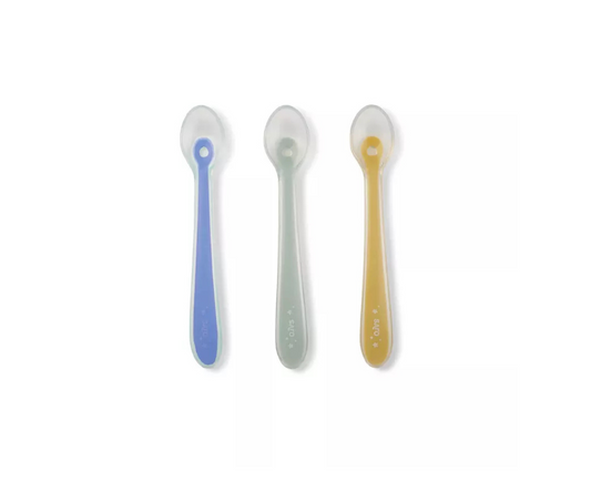 Set 3 Cucharas Silicona Mente Y Mostaza Saro