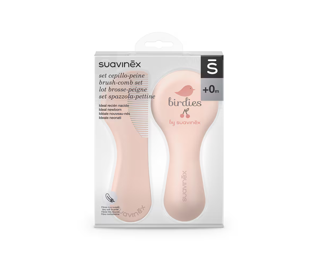 Set Cepillo Y Peine | Rosado Suavinex