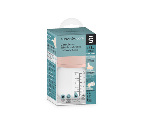 Biberón Zero.zero Flujo Adapt B (A) 180 ML Suavinex