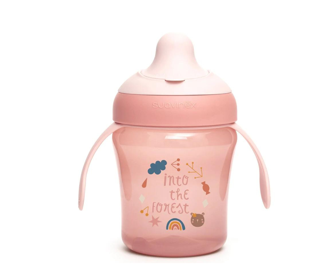 Taza Aprendizaje Forest Rosa Suavinex