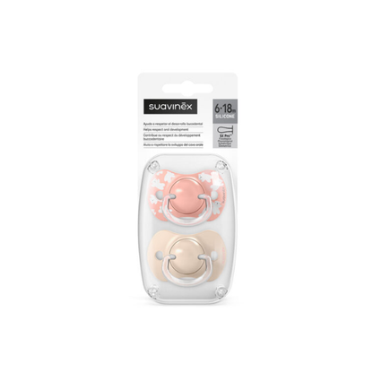 Chupón Teti. Fisiológica SX Pro - Wild 6-18M | Rosado - Suavinex