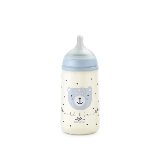 Biberón Tetina Fisiológica 9oz Wild | Azul - Suavinex