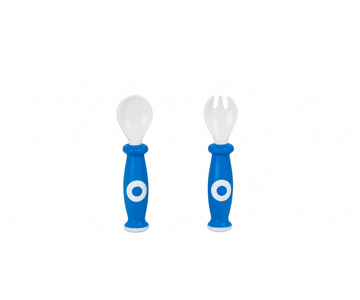 Plato Térmico Con Cubierto | Azul Born