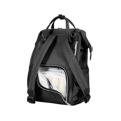 Pañalera Siena | Negro Silver - Kikkaboo