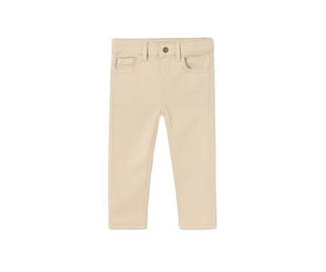 Pantalón Sarga Slim Básico Beige Mayoral