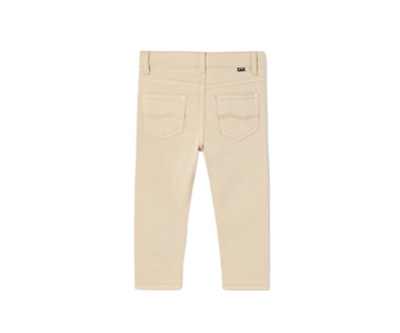 Pantalón Sarga Slim Básico Beige Mayoral