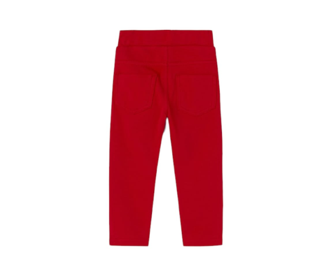 Pantalón Punto Básico Niña Rojo Mayoral