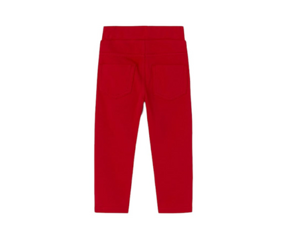 Pantalón Punto Básico Niña Rojo Mayoral
