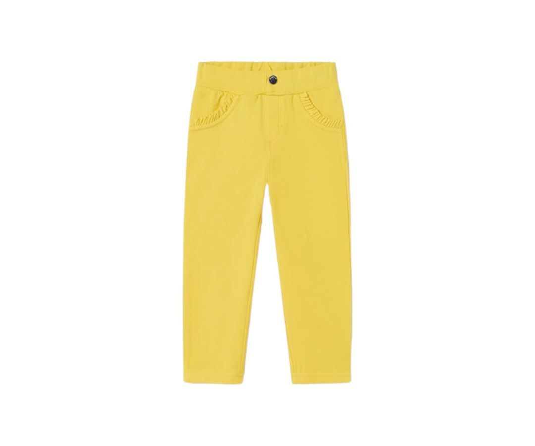 Pantalón Punto Básico Niña Amarillo Mayoral