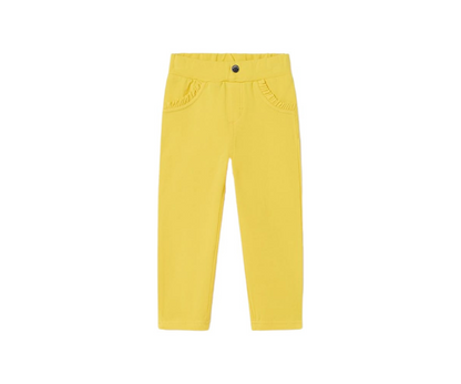 Pantalón Punto Básico Niña Amarillo Mayoral
