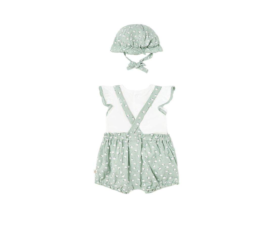 Conjunto Corto Con Sombrero |Verde  Mayoral