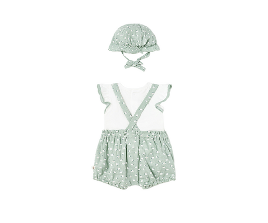 Conjunto Corto Con Sombrero |Verde  Mayoral