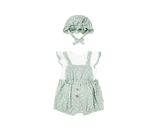 Conjunto Corto Con Sombrero |Verde  Mayoral