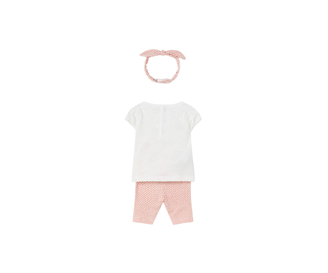 Conjunto Capri Con Diadema Niña Canastilla Mayoral