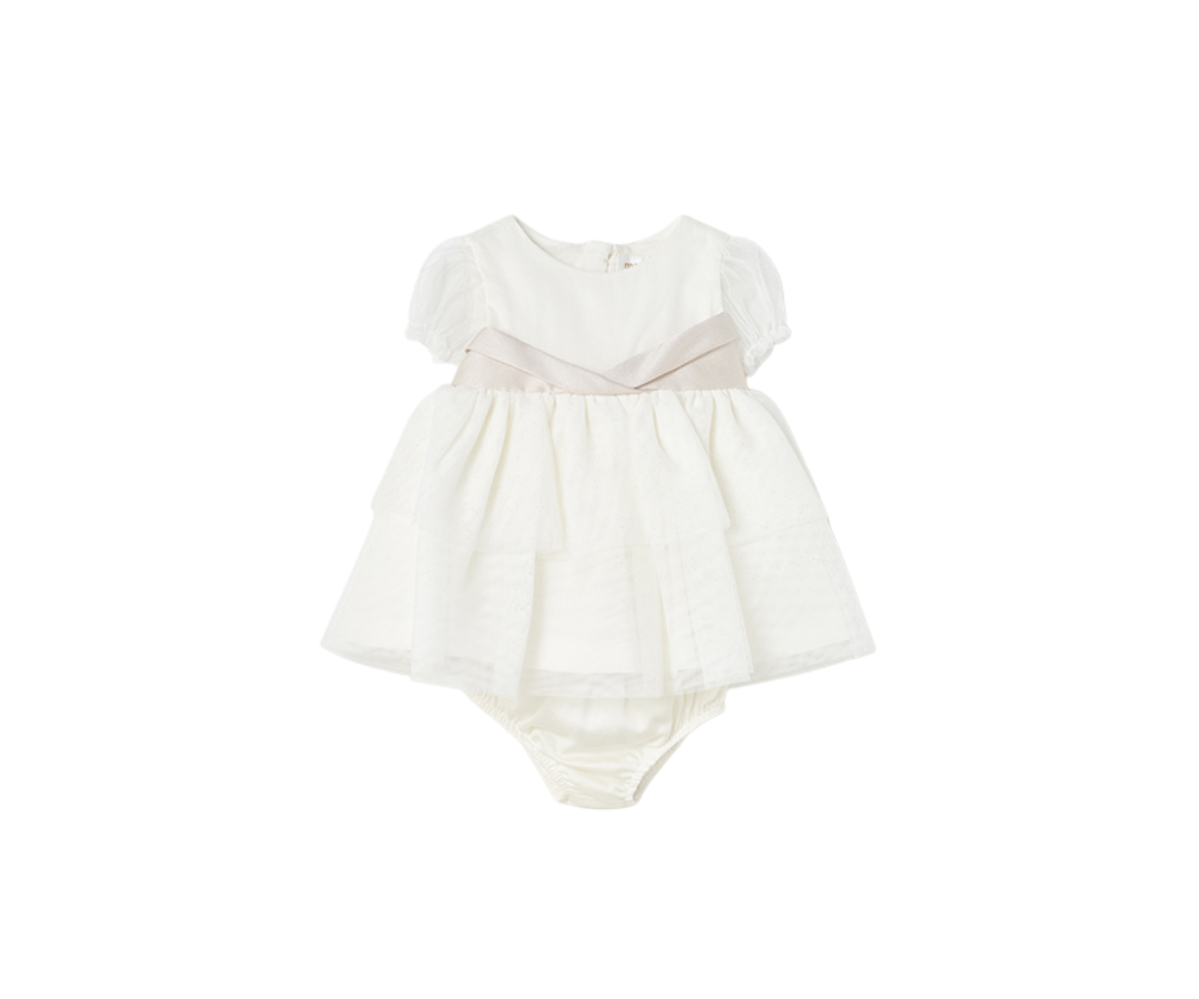 Vestido Tul Ceremonia Niña Canastilla Mayoral