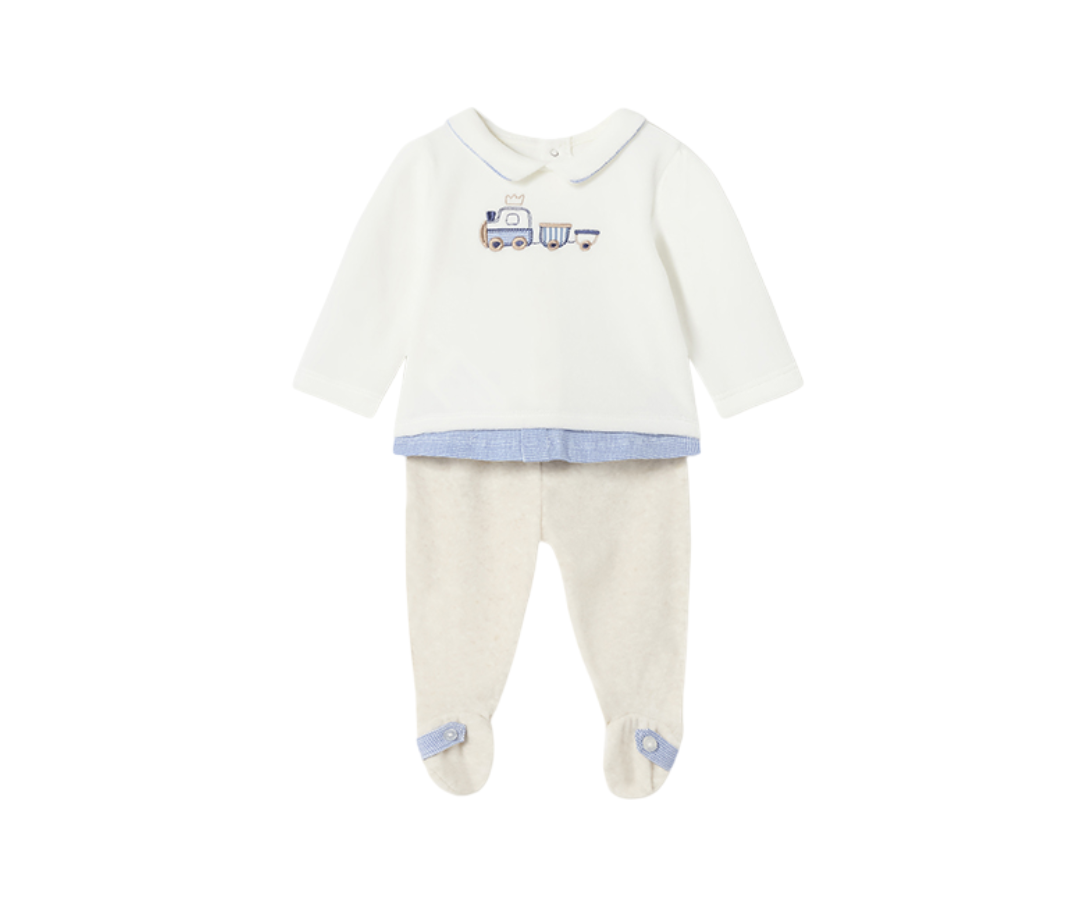 Conjunto Polaina Tundosado Crudo Mayoral
