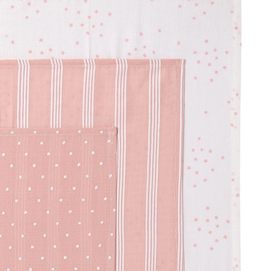Set 3 Gasas Pequeñas | Misty Pink Mayoral