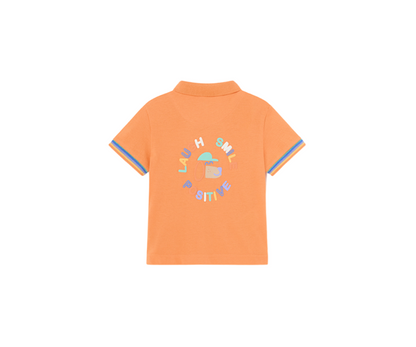 Polo Manga corta Liso Niño Mandarina Mayoral