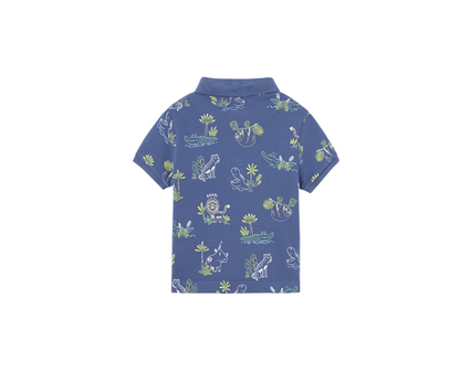 Polo Manga corta Liso Niño Indigo Mayoral