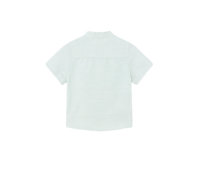 Camisa Cuello Mao Lino Eucalipto  Mayoral