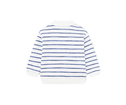 Pullover Cuello Polo Rayas Niño Tinta Mayoral