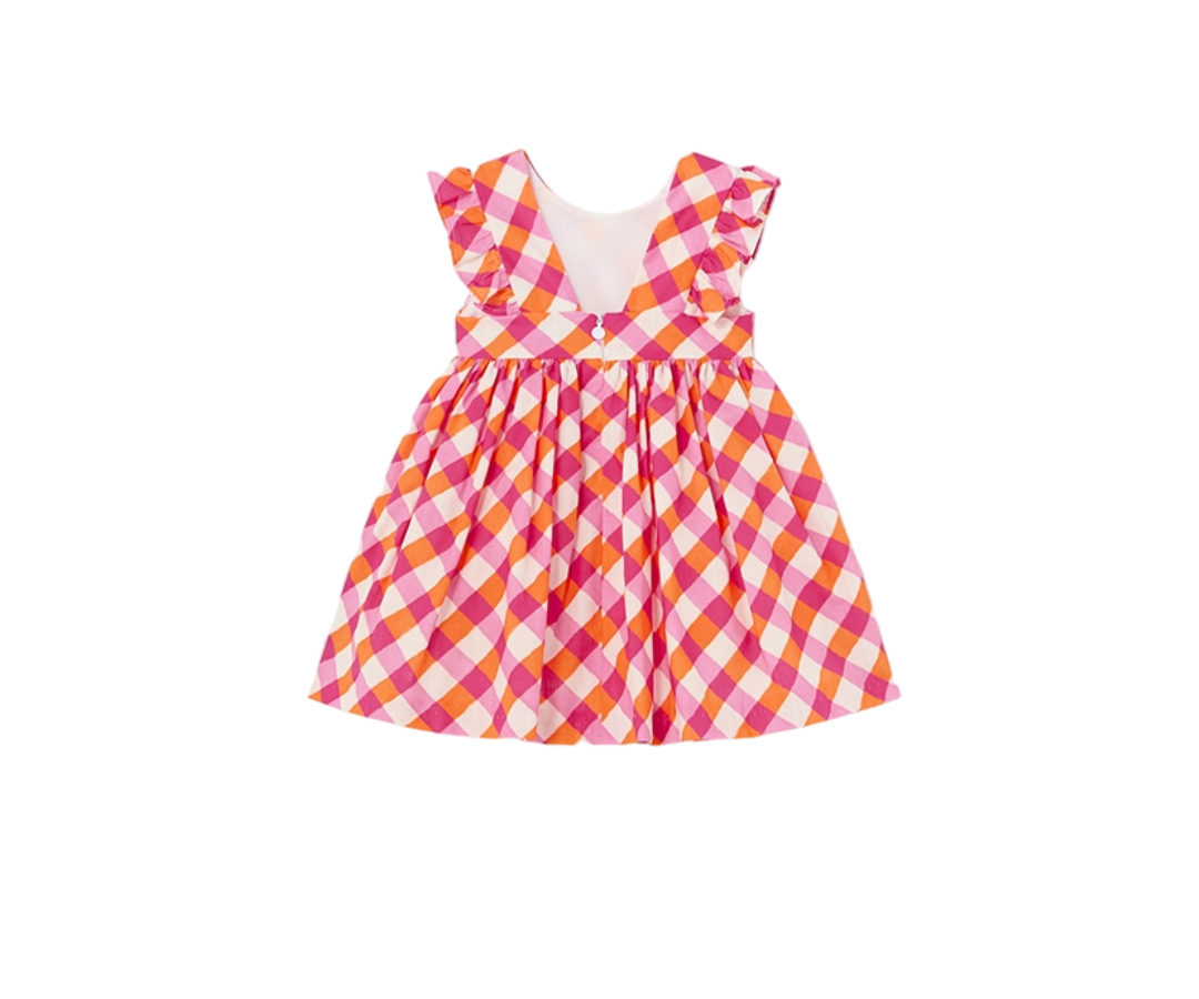 Vestido Estampado Niña Magenta Mayoral