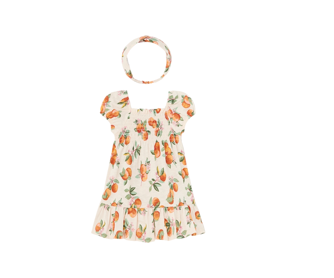 Vestido Estampado Diadema Niña Clementina Mayoral