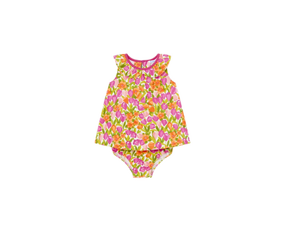 Vestido Estampado Braguitas Niña Magenta  Mayoral